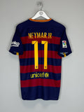 Neymar Jr 11 x Barcelona Home 2015/16 Classic Retro