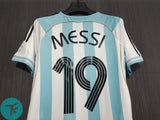 Argentina 2006 Classic Home Retro with Messi 19 print