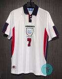 Beckham 7 x England 1998 WC Home Retro