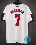 Beckham 7 x England 1998 WC Home Retro