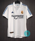 Zidane 5 x Real Madrid 2001/02 Classic Home Retro