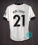 Antony 21 x Manchester United Away T-shirt 22/23, Authentic Quality