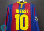 Barcelona Home 2010/11 Classic Retro in Full Sleeve with Messi-10 print