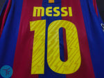 Barcelona Home 2010/11 Classic Retro in Full Sleeve with Messi-10 print