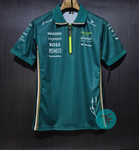 Aston Martin Aramco Cognizant F1 2025 Team Polo T-shirt