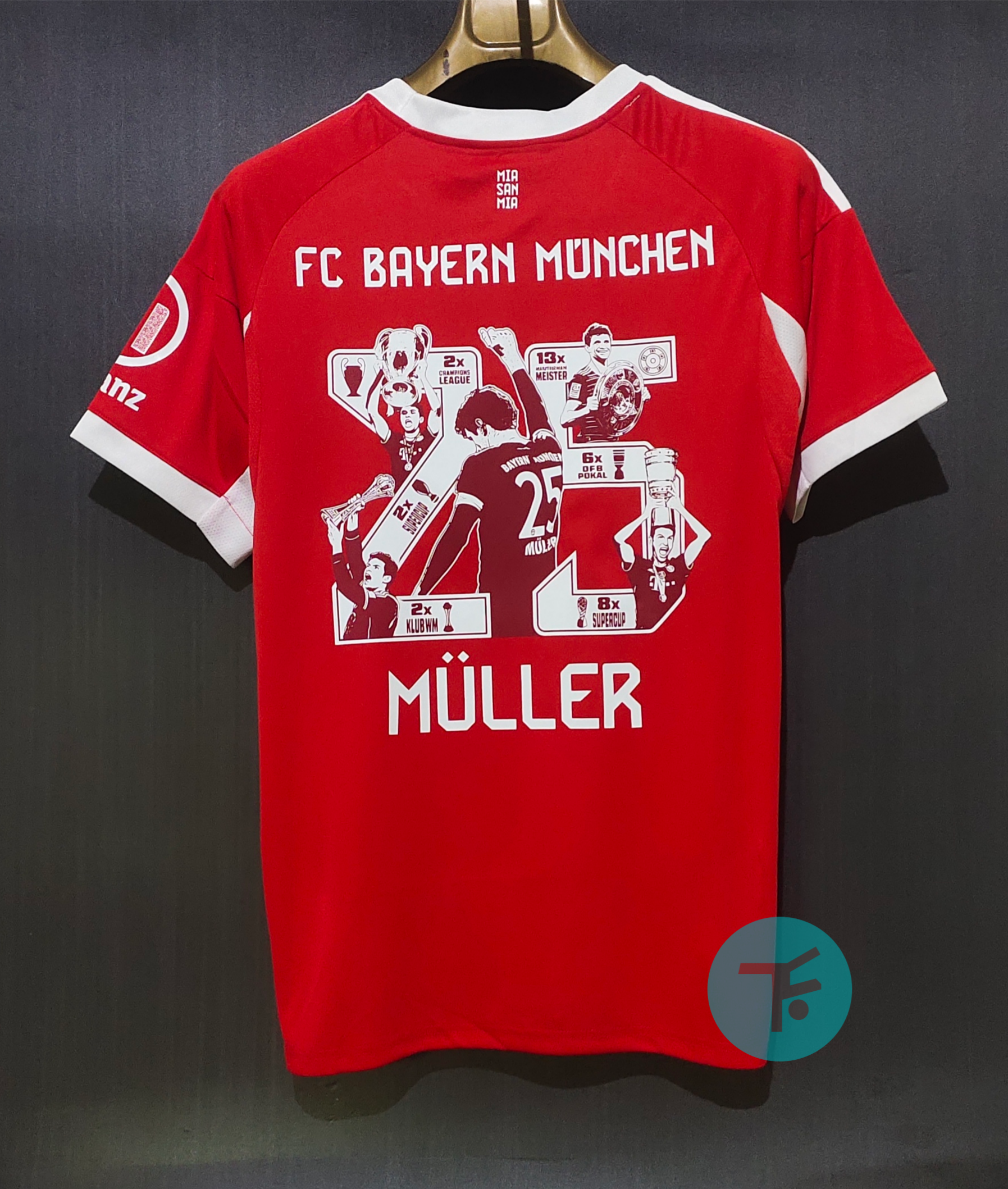 Maillot Muller Bayern Munich d'occasion : Homme | Football - 21/04/2025