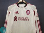 Full Hand : Liverpool Away T-shirt 25/26, Authentic Quality in EPL Font