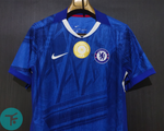 Chelsea Home T-shirt 25/26, Authentic Quality in Club Font