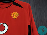 Manchester United 2002/04 Classic Home Retro in Full sleeves