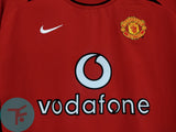 Manchester United 2002/04 Classic Home Retro in Full sleeves