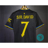 Sir David 7 x Manchester United Third T-shirt 25/26, Authentic Quality