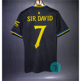 Sir David 7 x Manchester United Third T-shirt 25/26, Authentic Quality