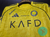 RONALDO X Al Nassr Home T-shirt 25/26, Authentic Quality