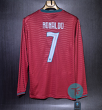 Ronaldo 7 x Full Hand - Portugal Home Showroom Quality T-shirt