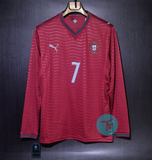 Ronaldo 7 x Full Hand - Portugal Home Showroom Quality T-shirt