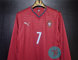 Ronaldo 7 x Full Hand - Portugal Home Showroom Quality T-shirt