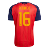 Rodrigo 16 x Spain Home World Cup 2026 T-shirt, Authentic Quality