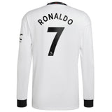 Ronaldo 7 x Full Hand : Manchester United Away T-shirt 22/23, Showroom Quality