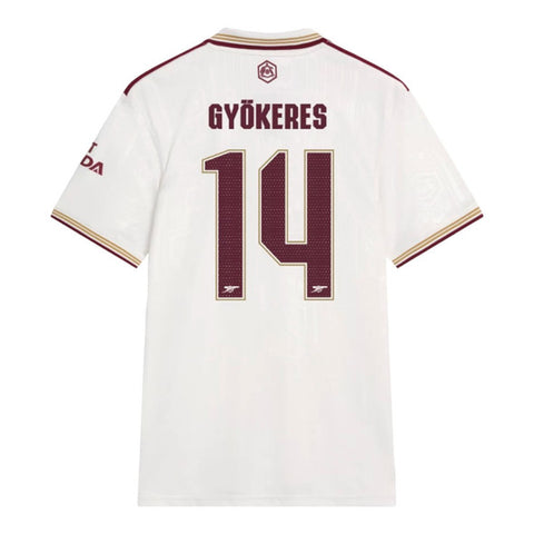 Gyökeres 14 x Arsenal Third T-shirt 25/26, Showroom Quality