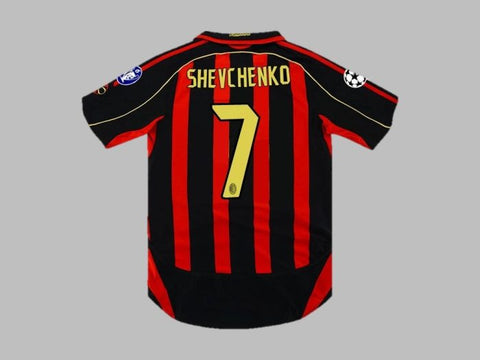 SHEVCHENKO 7 x AC Milan 2006/07 Home Classic Retro
