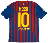 Messi 10 x Barcelona Home 2011/12 Classic Retro - Authentic Quality