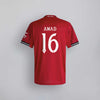 Amad 16 x Manchester United Home T-shirt 25/26, Showroom Quality in Club Font