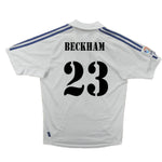 Beckham 23 x Real Madrid 2001/02 Classic Home Retro