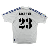 Beckham 23 x Real Madrid 2001/02 Classic Home Retro