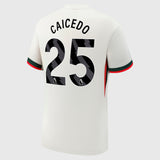 Caicedo 25 x Chelsea Away T-shirt 25/26, Authentic Quality