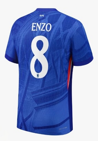 Enzo 8 x Chelsea Home T-shirt 25/26, Authentic Quality