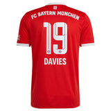 Davis 19 x Bayern Munich Home T-shirt 22/23, Authentic Quality