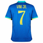 Vini Jr . 7 x Brazil Away 2024 Copa America T-shirt, Showroom Quality