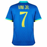 Vini Jr . 7 x Brazil Away 2024 Copa America T-shirt, Showroom Quality