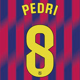 Pedri 8 x Barcelona Home T-shirt 25/26, Showroom Quality