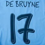 De Bruyne 17 x Manchester City Home T-shirt 24/25, Authentic Quality