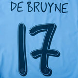 De Bruyne 17 x Manchester City Home T-shirt 24/25, Authentic Quality