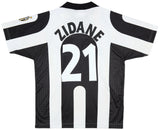 Zidane 21 x Juventus 1997/98 Home Retro T-shirt