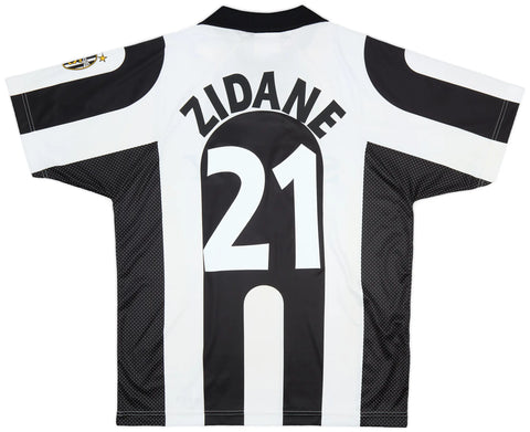 Zidane 21 x Juventus 1997/98 Home Retro T-shirt