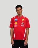 Scuderia Ferrari Men's Team Drivers T-Shirt - Red