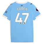 Foden 47 x Manchester City Home T-shirt 25/26, Authentic Quality