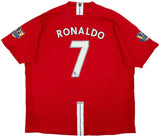 Ronaldo 7 x Manchester United 2007/08 Classic Home Retro
