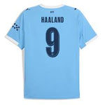 Haaland 9 x Manchester City Home T-shirt 25/26, Authentic Quality