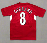 Gerrard 8 x Liverpool 2005 Champions League Final Winning Home Retro