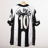 Del Piero 10 x Juventus 1997/98 Home Retro T-shirt