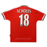 Scholes 18 x Manchester United 1998/99 Classic Home Retro