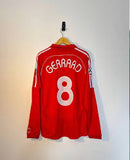 Gerrard 8 x  Liverpool 2006/08 Classic Full Hand Home Retro