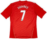 Suarez 7 x Liverpool 2010/12 Classic Home Retro