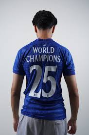 World Champions 25 x Chelsea Home T-shirt 25/26, Showroom Quality