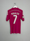 Ronaldo 7 x Real Madrid 2014/15 Classic Away Retro