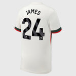James 24 x Chelsea Away T-shirt 25/26, Authentic Quality